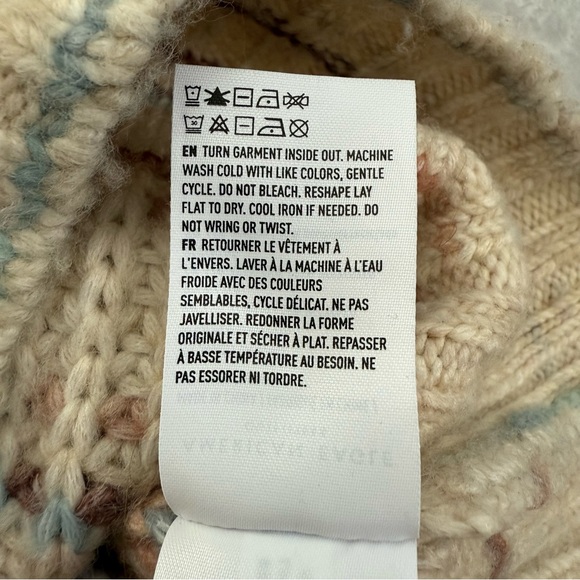 Women’s American Eagle Oversized Crew Neck Knit Striped Sweater Size XS - Picture 13 of 15